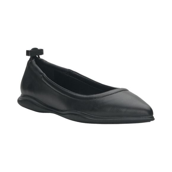 Vince Camuto Bendreta Sport Black Pointed Toe Ballet Flats Size 7.5 NWT $99 MSRP - Picture 1 of 7